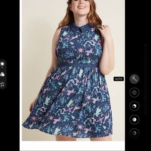 ModCloth Ethereal Enchantment Shirt Dress POCKETS